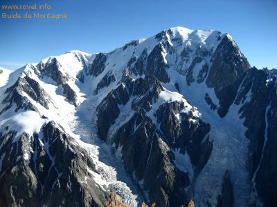Versant Italien du Mont Blanc: Aiguilles Grises Ã  G et Tournette au ...