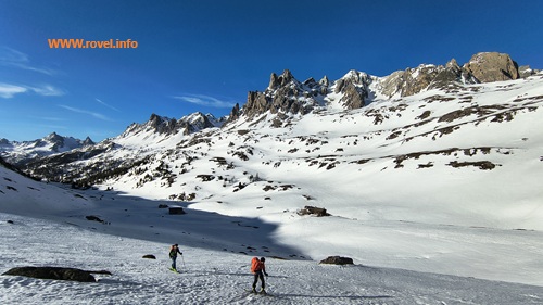 Ski de rando vers Roche Chateau en Clarée