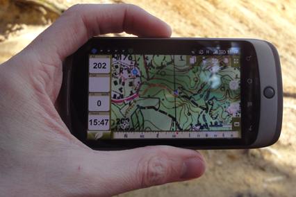 Twonav en action sur un GPS